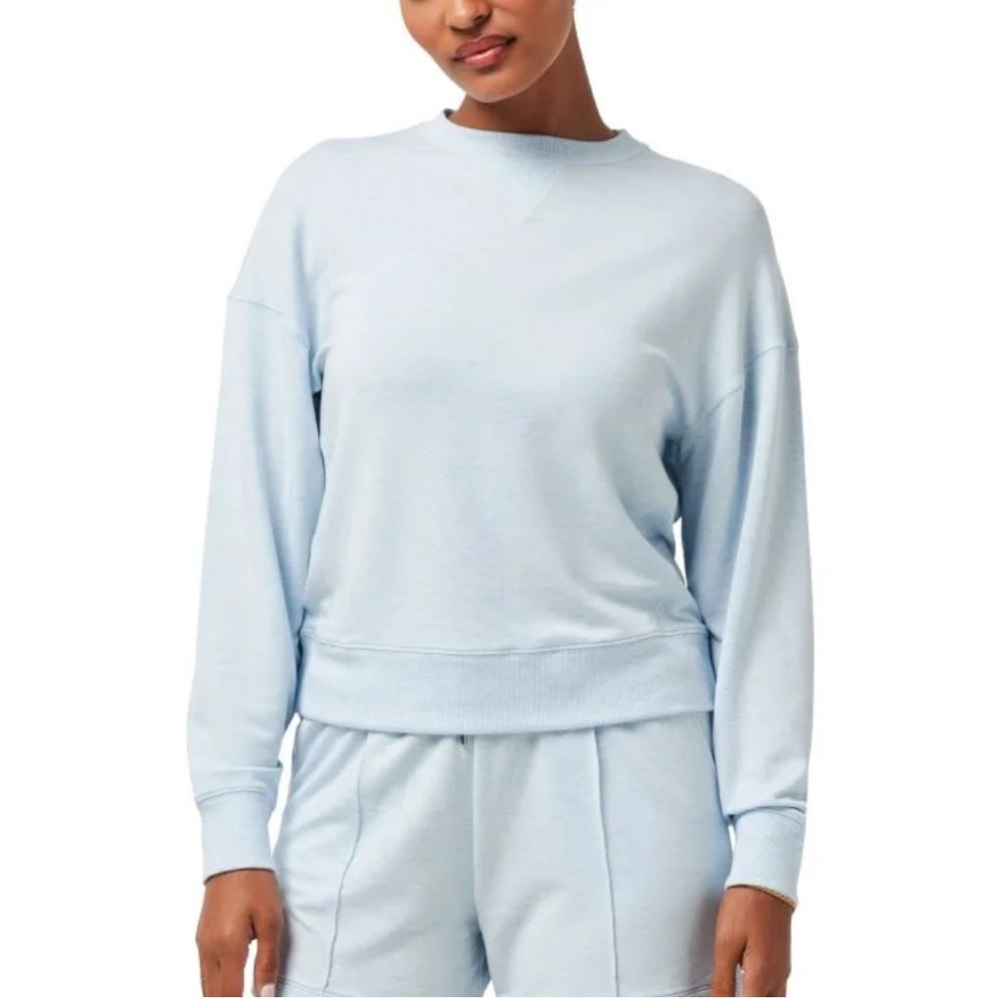 Travis Mathew Cloud Terry Crew Sweatshirt Long sleeve pullover S Gorpcore Golf